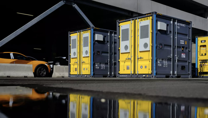 Atlas Copco ZBC energy storage systems optimize the use of renewable energies at Antwerp Euroterminal